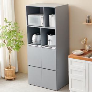 아이앤 프레아 냉장고형 팬트리장 4도어 오픈렌지대 DO