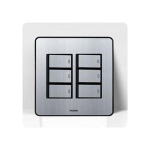 현대 하이콘80 6구스위치 실버 옥내용  콘센트