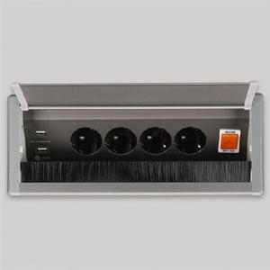 빌트인가구 책상 매입콘센트 BID-402MF 다크그레이