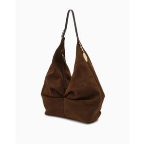 [JILLSTUART ACC] [보우백] 다크 브라운 스웨이드무드 셔링 숄더백 L JABA4F249W3