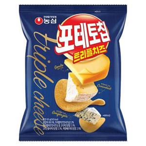 [농심] 농심 포테토칩 트리플치즈맛 50g 16개입