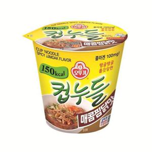 [오뚜기] 오뚜기 컵누들 매콤찜닭맛 컵라면 6개입