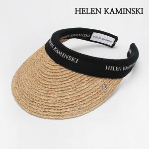헬렌카민스키 마리나 썬캡 밀짚 모자 내추럴 블랙 바이저햇 HAT50318-NTBL