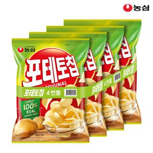 농심 포테토칩 오리지널 40g 4개