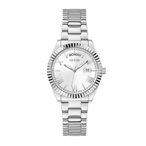 게스 루나 실버 다이얼 메탈 여성시계 GW0308L1