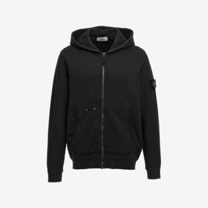 스톤아일랜드 올드 이펙트 후드 자켓 블랙 남성 811563341 V0129