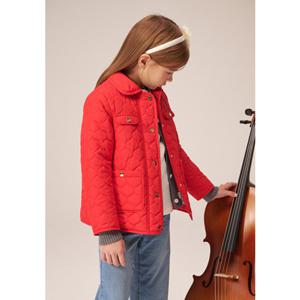 빈판교12 25년 SS BZ12JK02RD 레드 퀼팅 자켓