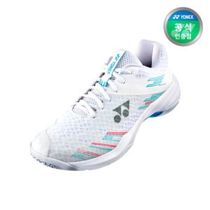 요넥스 배드민턴화 SHB-CA1WEX 캐스케이드 엑셀 와이드 화이트 스카이블루