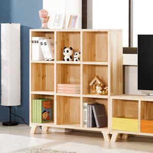 아이앤 루나3단9칸삼나무책장FI