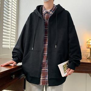 캐주얼 남성 간절기 기본 후드집업 자켓 IS-JK04