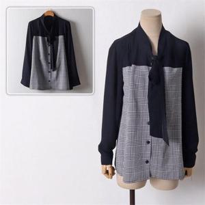 [SidMarket] 크레이프쉬폰블라우스 21D329B 빅사이즈 여성