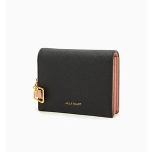 [JILLSTUART ACC][LILY] 다크그레이 쁘띠 참장식 배색 반지갑 JAWA5E770G3