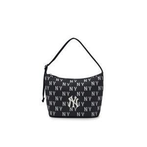 MLB  (3ABQM015N-50BKS) 공용 모노그램 자카드 호보백