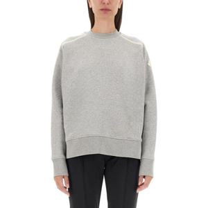 몽클레어 여성 그레이 로고 스웨트셔츠 8G00034_89AEZ986