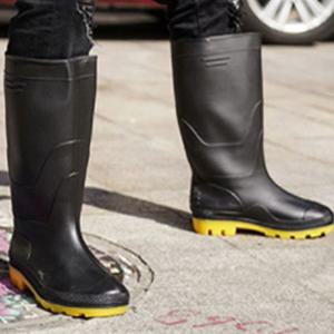 가을 남성 시골 모내기 작업 안정화 장화 롱 레인부츠