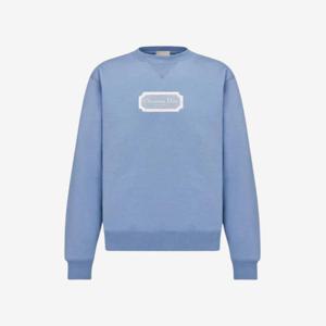 디올 꾸뛰르 맨투맨 블루 남성 343J694A0531 C580