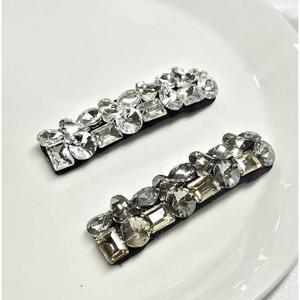 블링 사각 똑딱핀 헤어핀