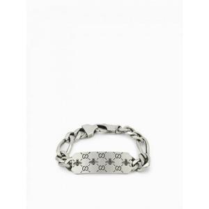[GUCCI] 라프리마 여성 팔찌 시그니처 인 실버 위드 bee engraving 앤 GG 모노그램 YBA728264001 /6