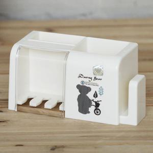 모던한 데니베어 흡착식 칫솔걸이 중