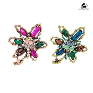 콜로라티 플라워 크리스탈 브로치 펜던트 설_어버이날 고급 브로치 BH024a