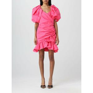 [MSGM] 라프리마 여성 원피스 인 태피터 MDA25237109 16 Fuchsia /6