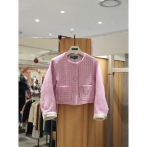 [베네통키즈]6블링 트위드 크롭자켓 (QAJK01511) 25SS