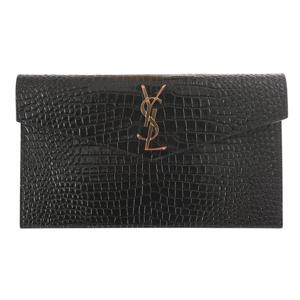 [생 로랑]크로커다일 엠보스드 업타운 파우치 565739 DND0J 1000