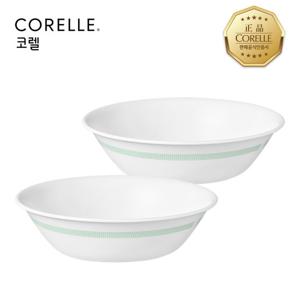 코렐 미니멀체크 면기(대) 2P세트