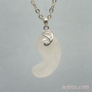 백제곡옥 백수정 파워스톤 천연석 목걸이 24MA-024