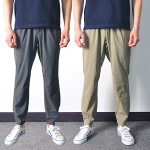 SABA3001 세상편안한 밑단 하프 조거 팬츠 신축성좋은 밴딩 남자바지 빅사이즈 38까지