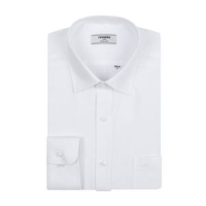 [레노마(셔츠)]화이트 면혼방 정장셔츠 RZRSG0004WHSU