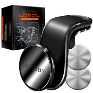 무로 카바이 차량용 초간편 강력고정 360도회전 각도조절 핸드폰 마그네틱 송풍구 자석거치대, 1개