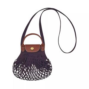 25SS 롱샴 르 플리아쥬 필렛 크로스백 퍼플 XS 10139 HVH 061