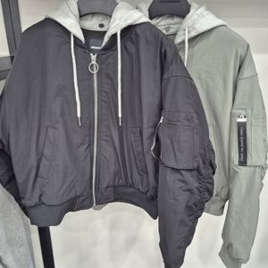 [나인마이너스투]리트머스 여성 크롭 항공 패딩 점퍼 LP1JF003_S