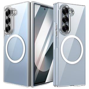 갤럭시Z폴드5 제트지 변색없는 투명 컬러 맥세이프 하드 케이스