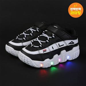 [토박스]휠라 키즈 바리케이트 라이트 블랙 FLYCB3TSBR11BLK