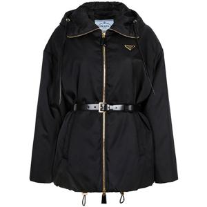 프라다 25SS 블랙 삼각로고 리나일론 블루종 후드 자켓 29E097 1WQ8 F0002