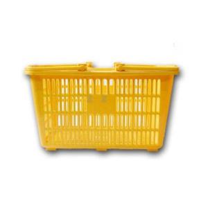 미니 노랑 쇼핑바구니 장바구니 수납 소쿠리