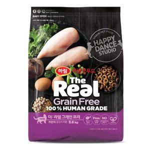 [하림펫푸드] (결제시7%할인)더리얼 캣 GF 크런치 닭고기 키튼 5.8kg