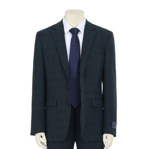 바쏘옴므 울 블렌디드 슬림핏 믹스 컬러 정장 자켓(WSX1JT18A)