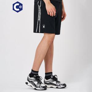 [스파이더] 남성 냉감 트리코트 4.5부 팬츠 SPKMCNTR201MBLK