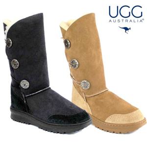 어그 오스트레일리아 118628 Brighton 여자 양털 가죽 롱 부츠