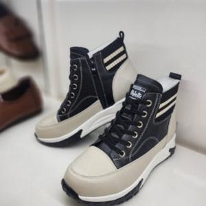 [리바디]천연소가죽 후마 워커부츠   4.5cm ARA2024RV8710