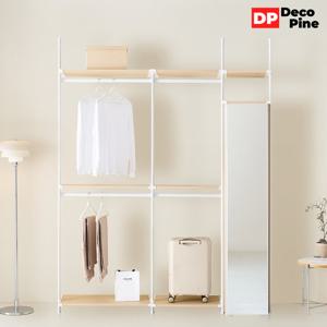 데코파인 모노 시스템 행거 1800 P세트 옷장 2개 거울장 고정식