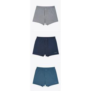 [보디가드](인밴드)부드럽고 신축성 좋은 흡한속건 남성 트렁크 3종택1 BGMTA681BGMTA683