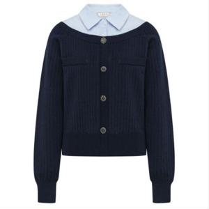 [린(의류)]셔츠배색 버튼 풀오버 LGPOPA9900