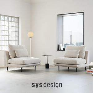 [11.24-30 GS블랙위크세일][시스디자인] 블랭크 패브릭 1인 모듈 소파