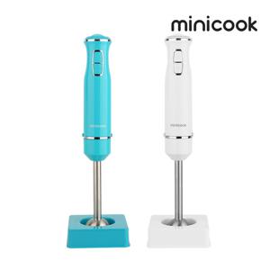 미니쿡 1000W 초강력 핸드블렌더 휘핑기겸용 갈갈이 소형 가정용 핸드블랜더 믹서기