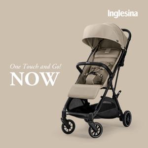 [잉글레시나] 나우 오토폴딩 휴대용 유모차 쇼트 베이지