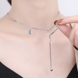 925 순은목걸이 윙클스마일스타N338